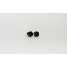 A5-05 Глазки винтовые d 10мм, черно-зеленые