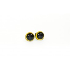 A4-04 Глазки винтовые d 8мм, черно-желтые