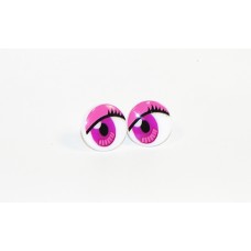 E307/1-3001 Глазки винтовые d 19мм, бело-розовые